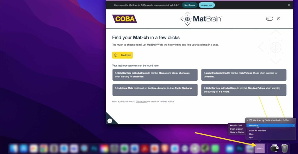 Matbrain App install