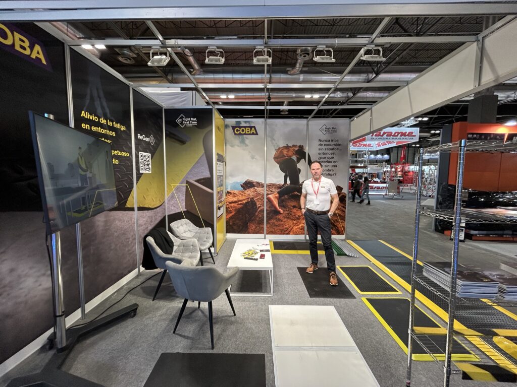 Chris Stanley at SICUR for COBA