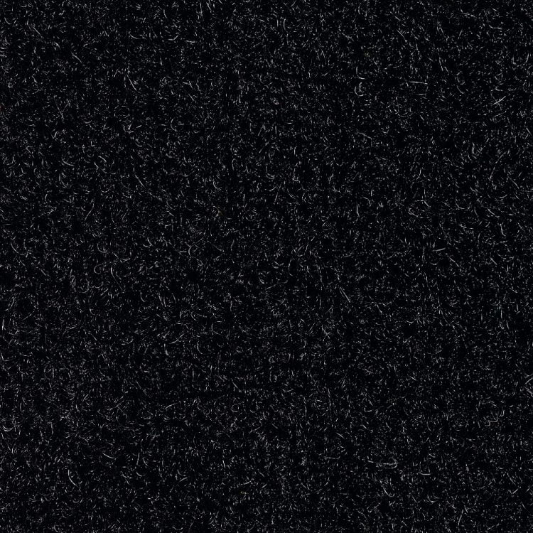 Noir Conception de la zone de nettoyage du tapis de nettoyage du logo