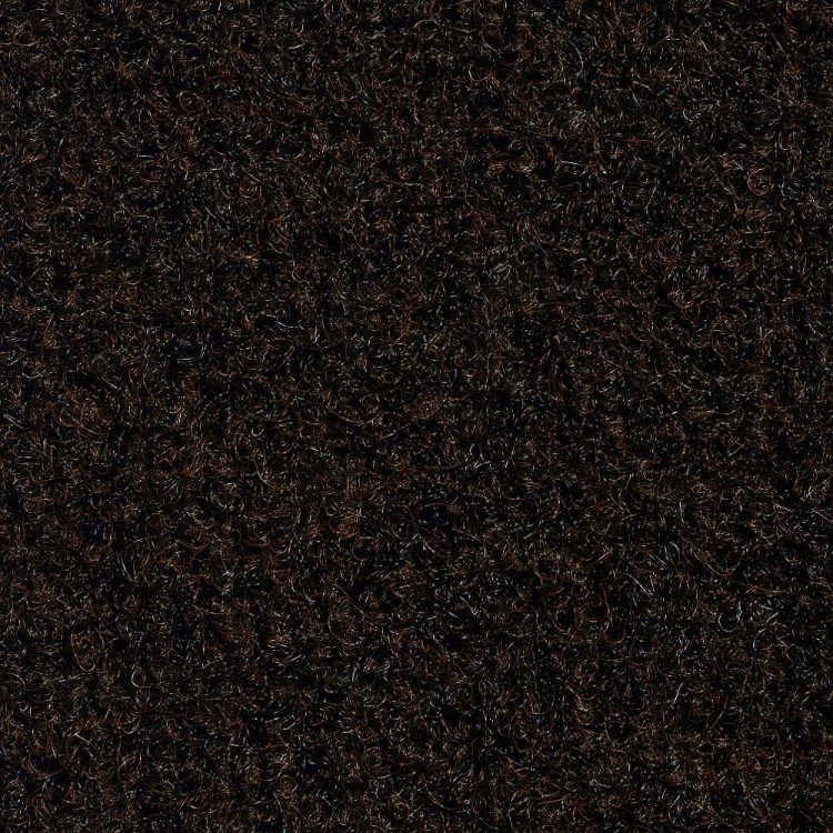 Marron foncé Conception de la zone de nettoyage du tapis de nettoyage du logo