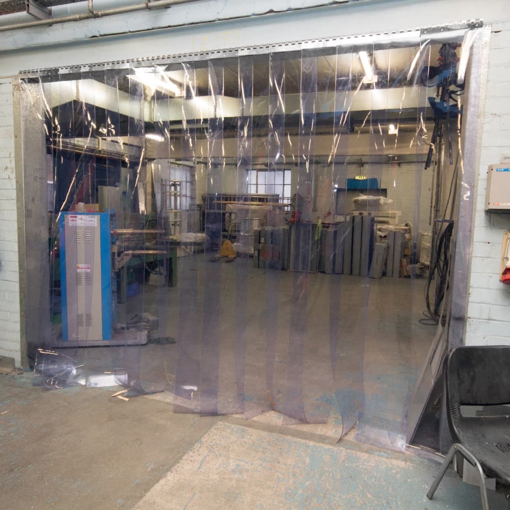 Rideau à Lanières PVC Transparent – 90 X 200 Cm, Pour Porte, Isolation Thermique Et Anti-poussière