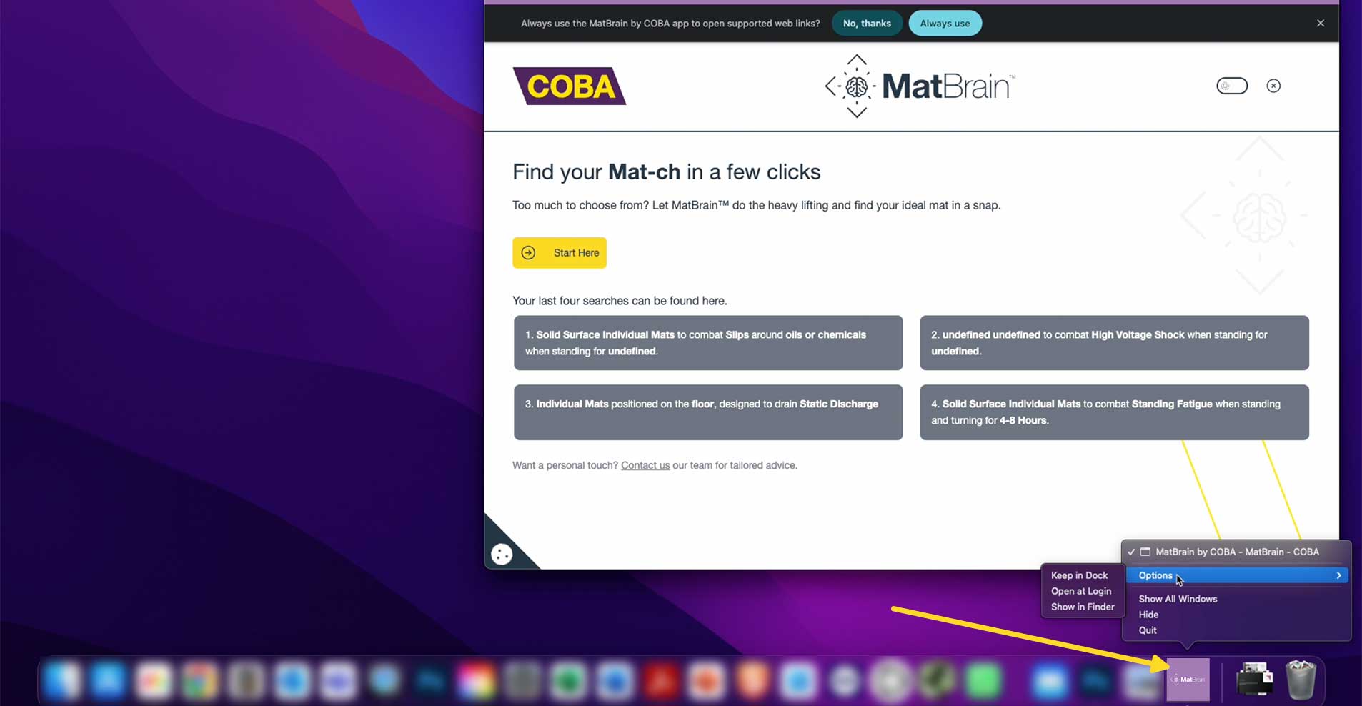 MatBrain Install app