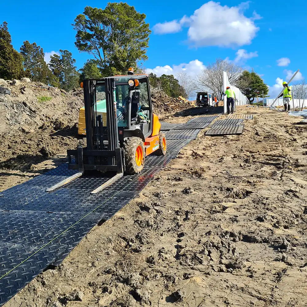Application of COBATrack Mat
