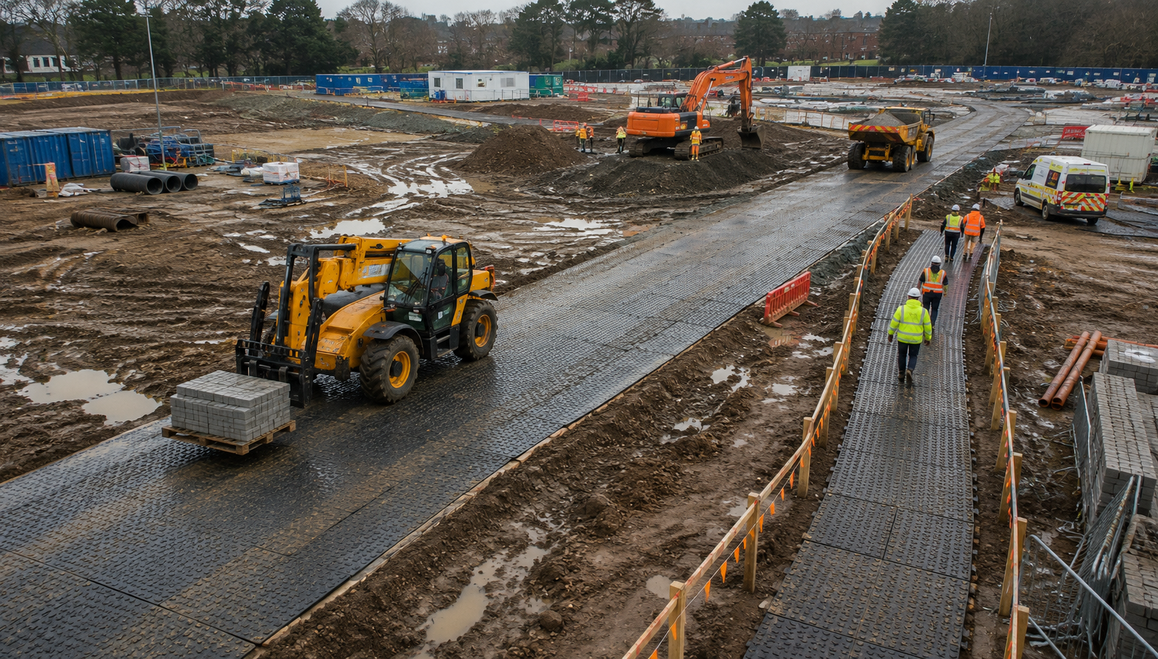 Construction-site-progress-on-a-muddy-day