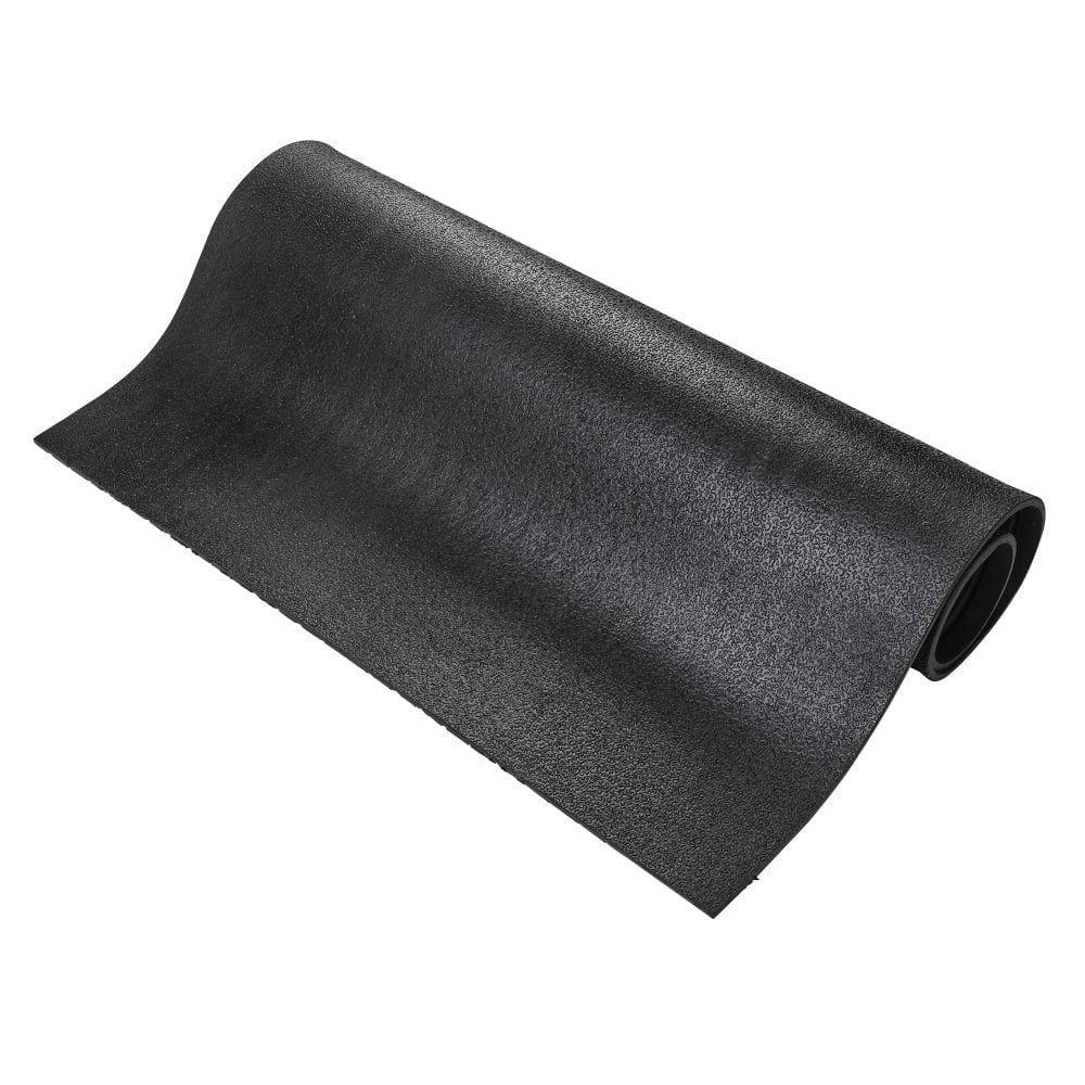 Isolated-image-of-a-black-rubber- Weightroom-mat-rolled-up-on-a- white-background