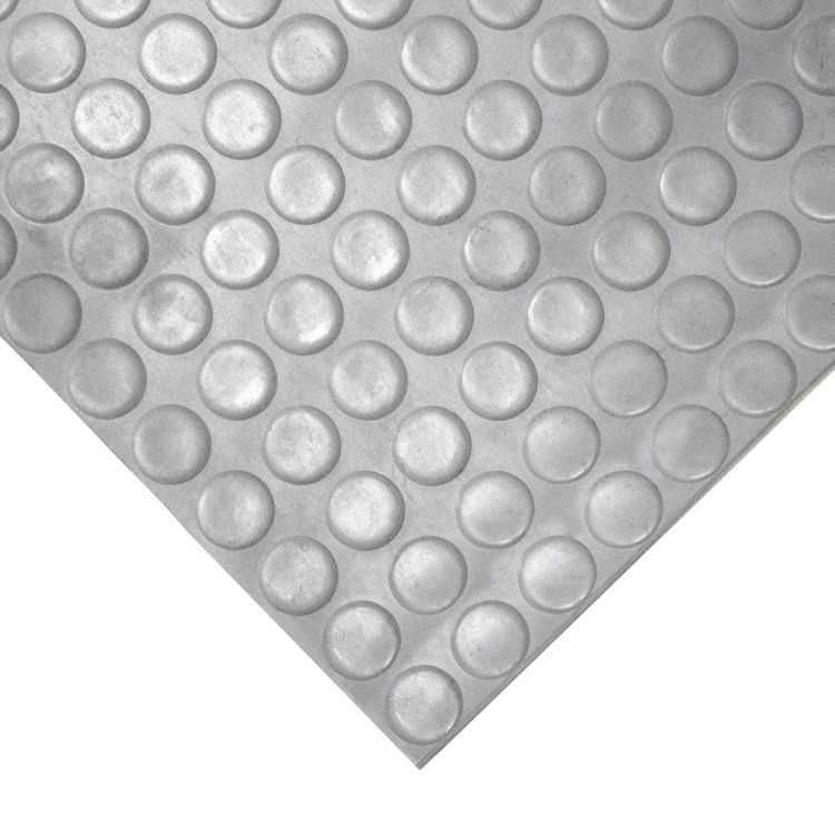Grey Coba Dot Workplace Matting Style Grey