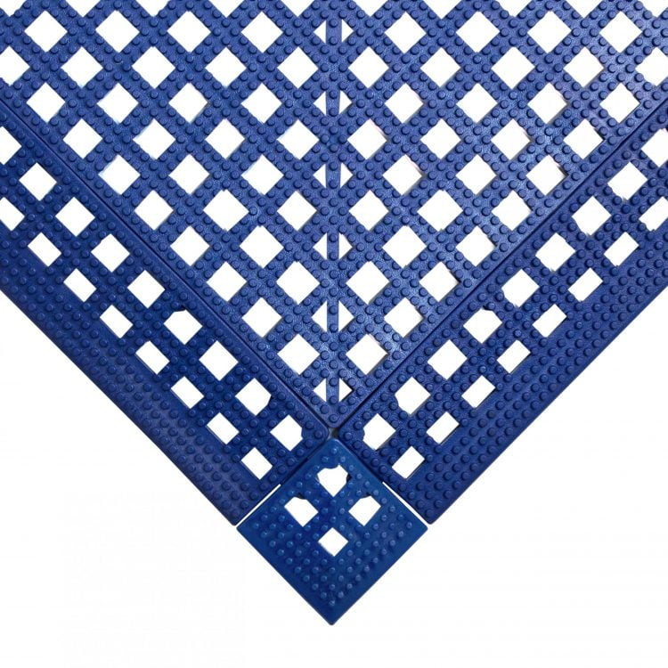 Blue Flexi Deck Leisure Mat Style Blue