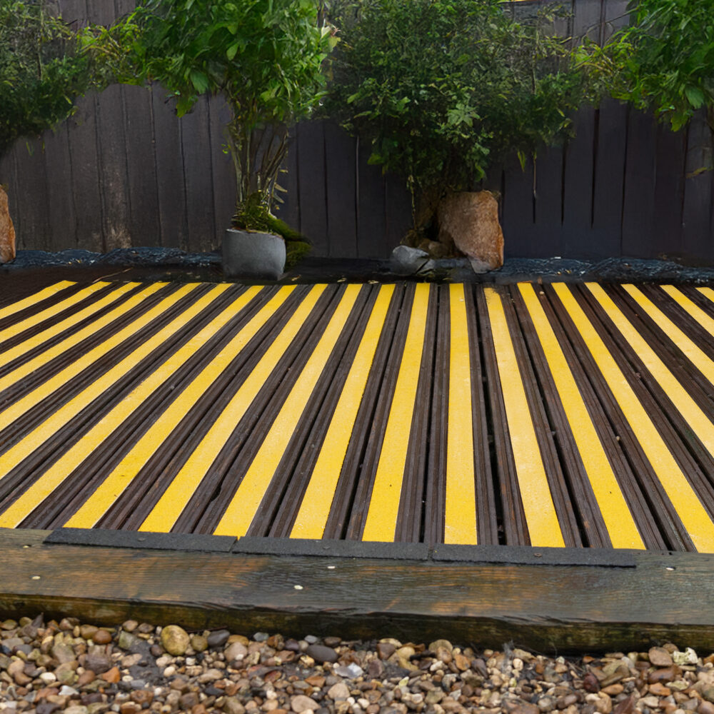 Yellow Decking Strips 50 mm (application)