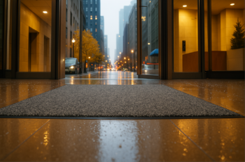 Entrance mat for rainy dais