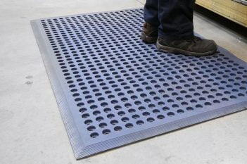 Worksafe Oil Resistant Mat - Blue Greaseproof
