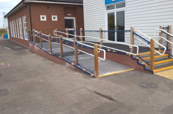 Queensborough School Outdoor Anti-Slip Flooring