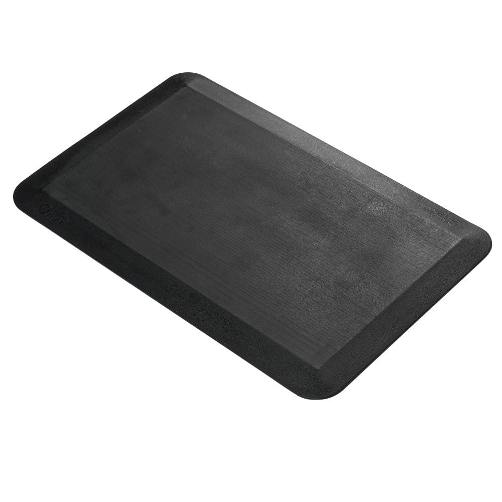 Isolated-image-of-a-black-anti-fatigue- orthomat-office-on-a-white- background