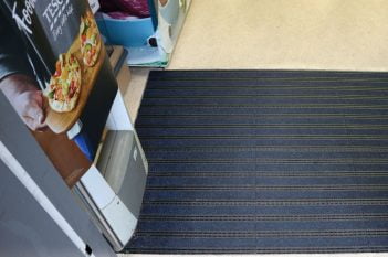 Blue Entrance Matting for Tesco