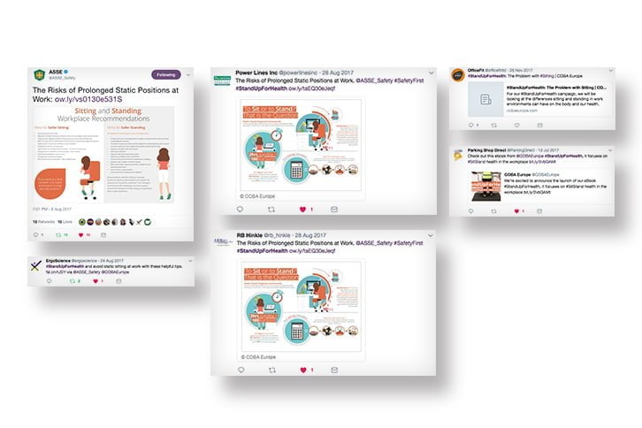 #StandUpForHealth mentions and uses