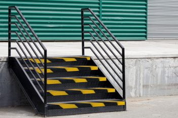 hazard stair nosing outside