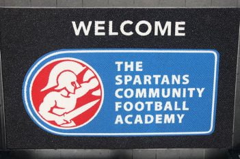 Spartans logo mat