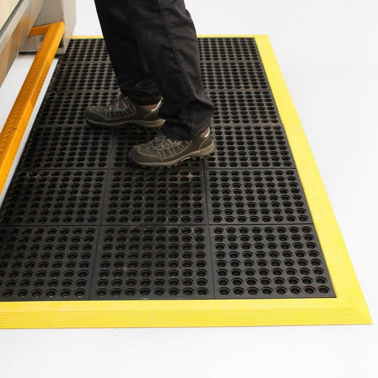 Fatigue-Step, Interlocking Anti-Fatigue Floor Tiles | COBA