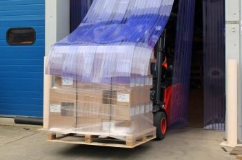 ribbed pvc strip curtain