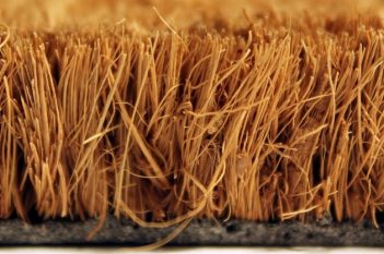 Coir mat closeup