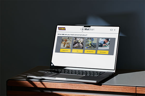 MatBrain™ being showcased on a laptop