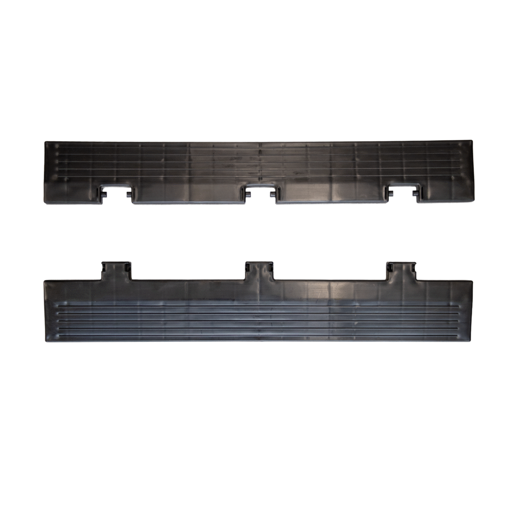 Modular COBATrack ground protection mat edges male and female