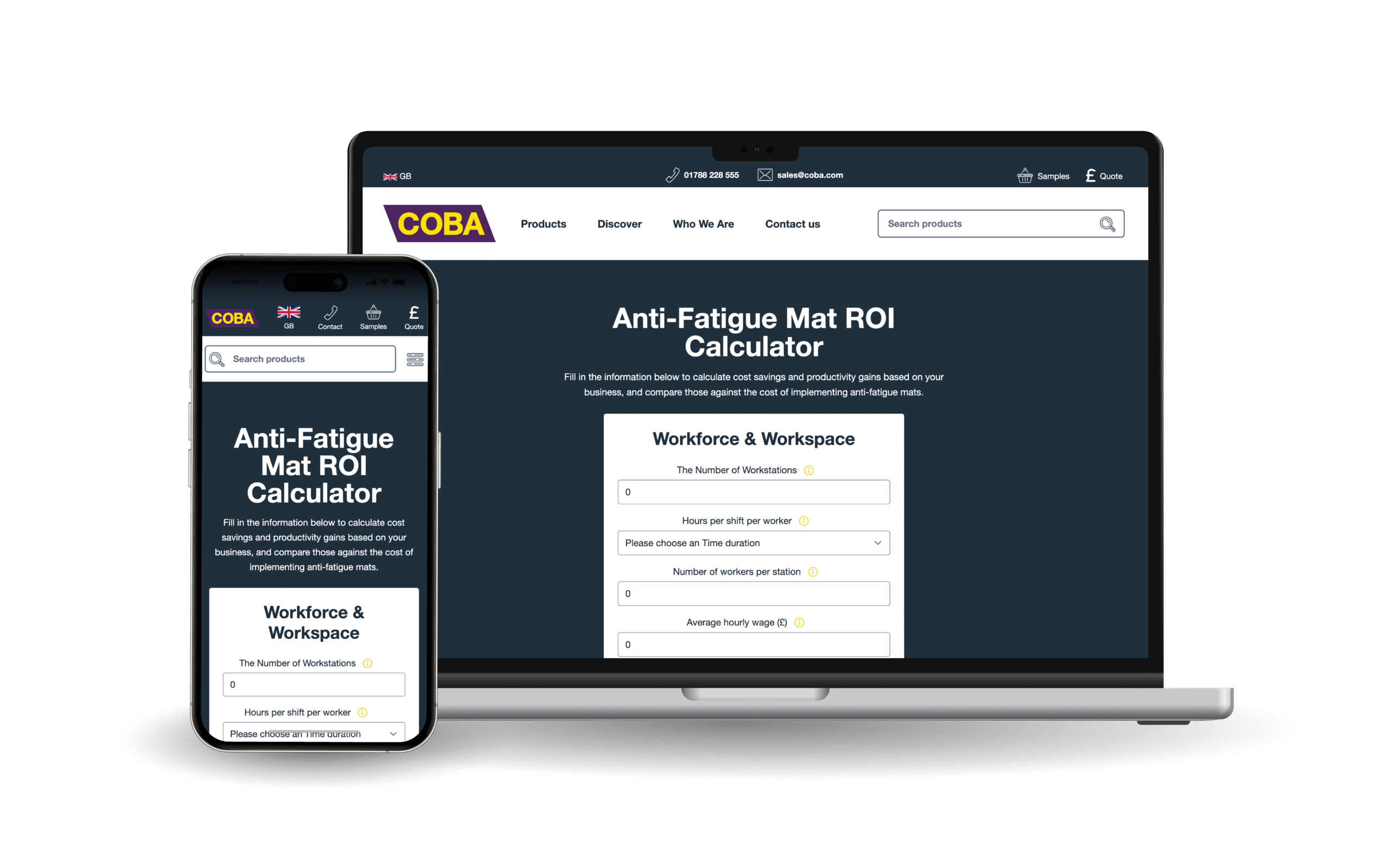 Anti-Fatigue Mat ROI Calculator