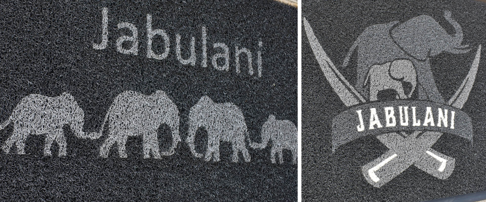 Jabulani Safari Lodge Super Contract Fall Logo Mats