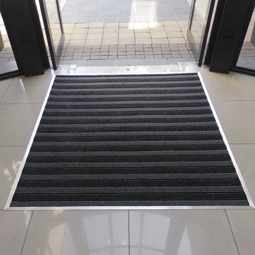 Trio Scraper Grey Entrance Mat