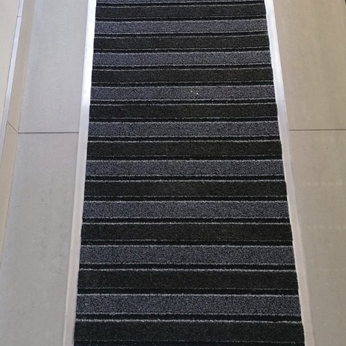 Trio Scraper Grey Entrance Mat