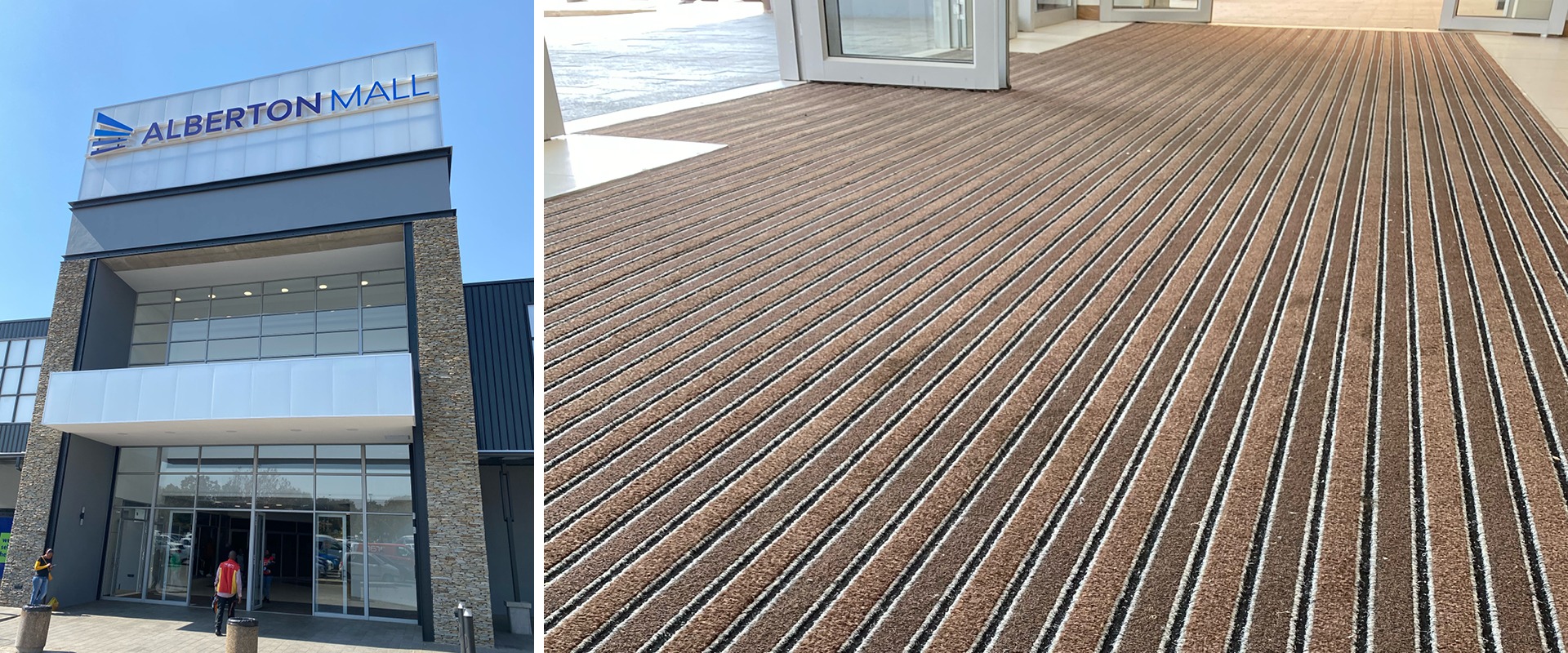 Alberton Mall - Trio Scraper Entrance Matting System