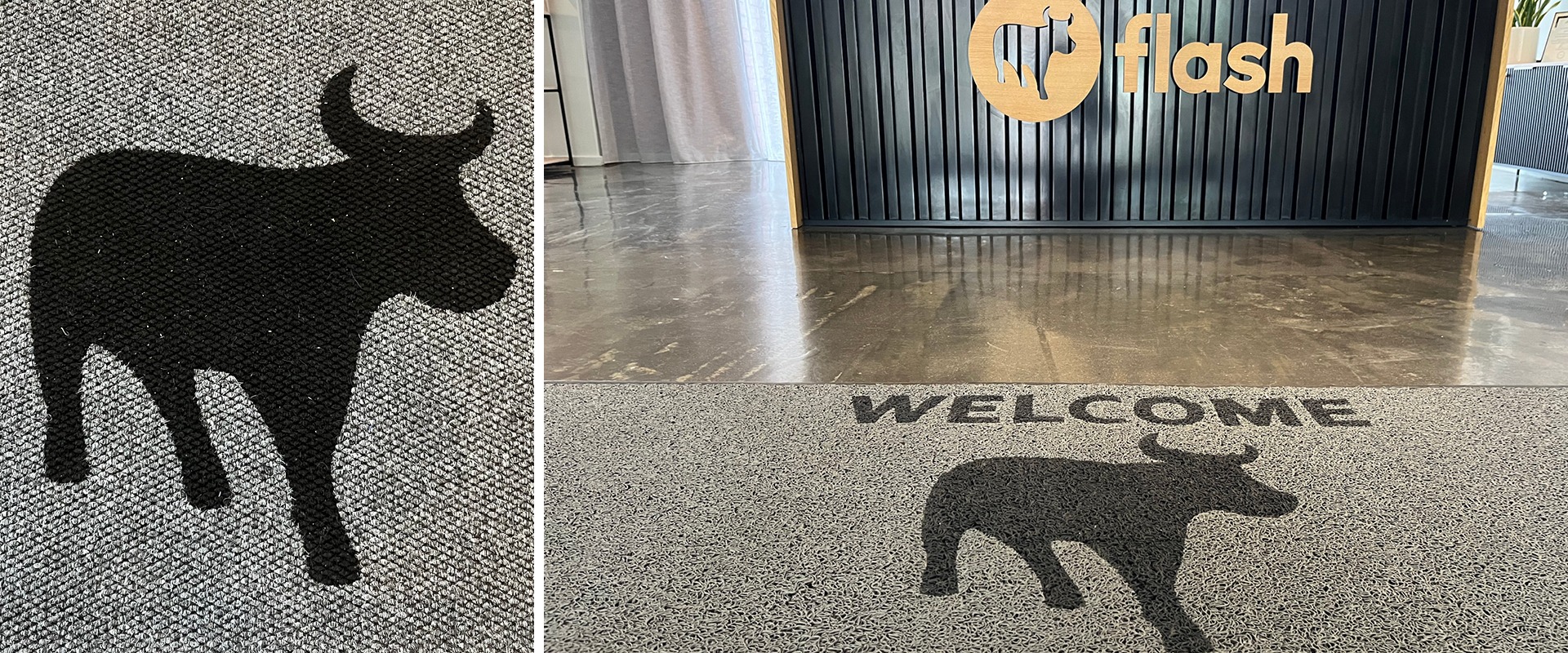 Flash Mobile Vending - Logo Mat