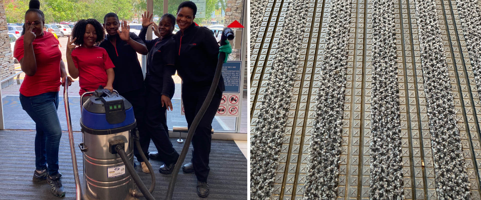 Lowveld Shopping Centre - Cleaning of Entrance Matting Systems